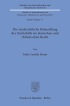 Cover der Publikation "Die strafrechtliche Behandlung der Sterbehilfe im deutschen und chilenischen Recht"